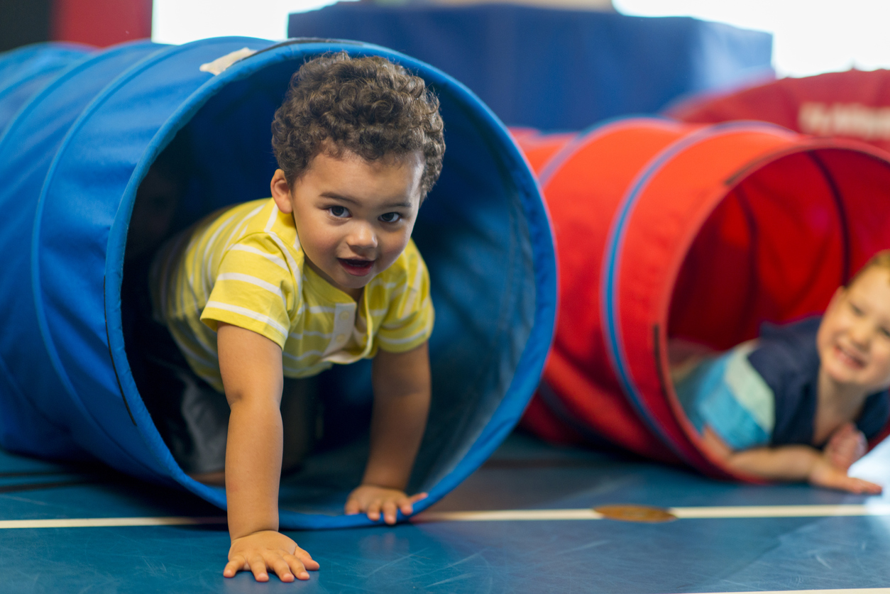 Toddlers Playing